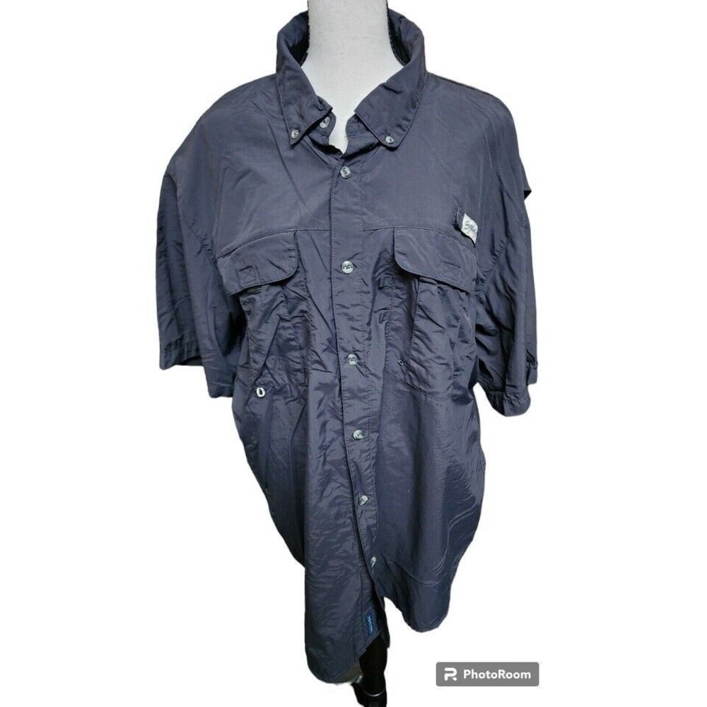 Magellan Fishing Shirt Size XL Black Moisture Wicking
